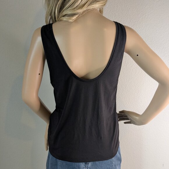 Athleta Tank Top Women's XL Black Essence Twist Front Sleeveless - Picture 2 of 13